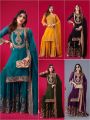 Designer Faux Georgette Sharara Suit Set