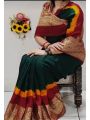 Kanjivaram Bandhani Saree
