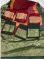 Kanjivaram Bandhani Saree