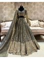 Bridal Wear Heavy Star Georgette Embroidered Lehanga
