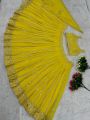 Authentic Faux Georgette Embroidered Sequins Lehanga Choli