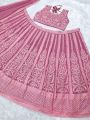 Elegant Bridal Wear Heavy Faux Georgette Lehanga Choli