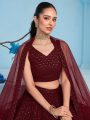 Authentic Festive Elegant Traditional Georgette & Soft Net Lehanga Suit
