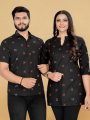 Authentic Ethnic Traditional Short Kurta & Female Tunic Top Combo Set
