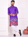 Ethnic Festive Traditional Dola Silk Kurta Pajama Set