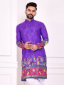 Ethnic Festive Traditional Dola Silk Kurta Pajama Set