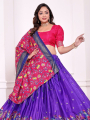 Authentic Traditional Festive Dola Silk Lehanga Suit