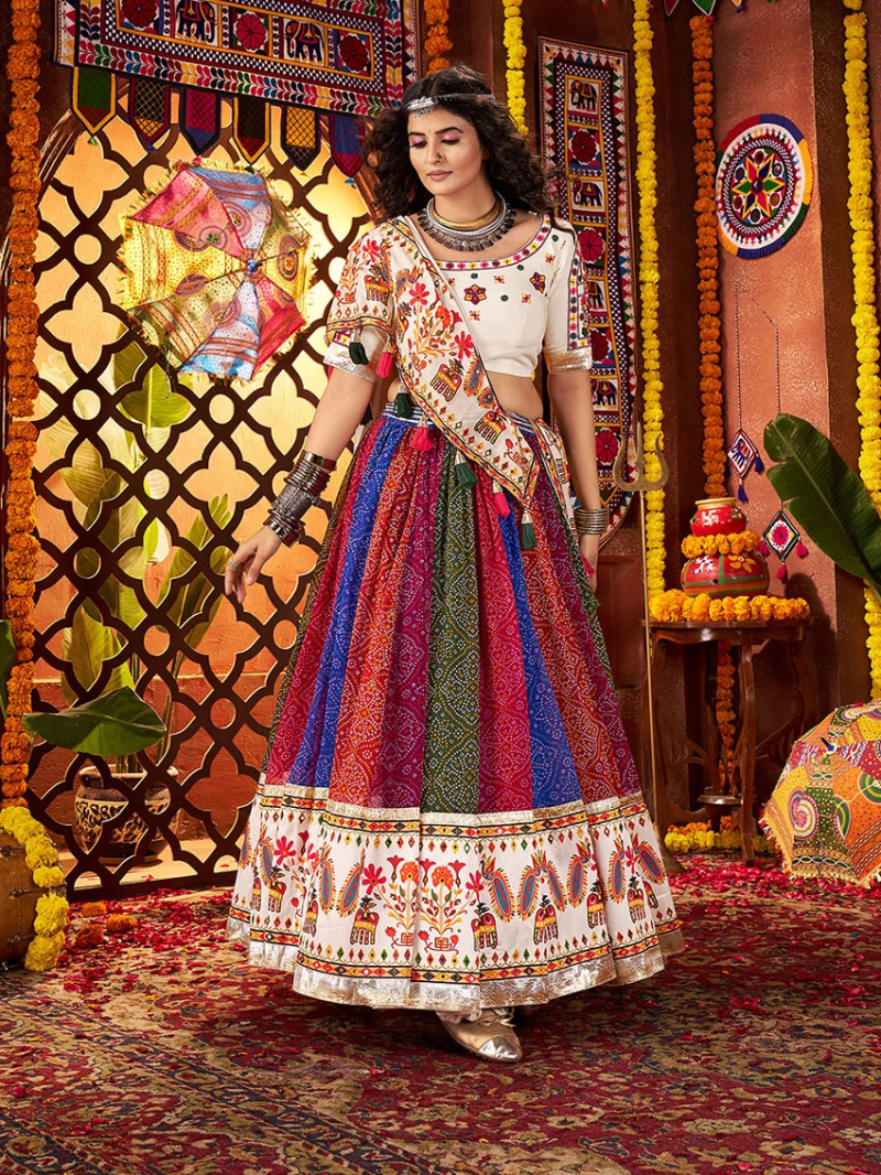 Designer Traditional Georgette Navratri Lehenaga Suit