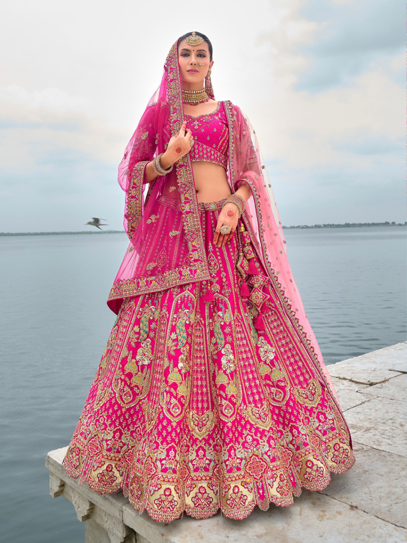 Bridal Pink Lehanga Set