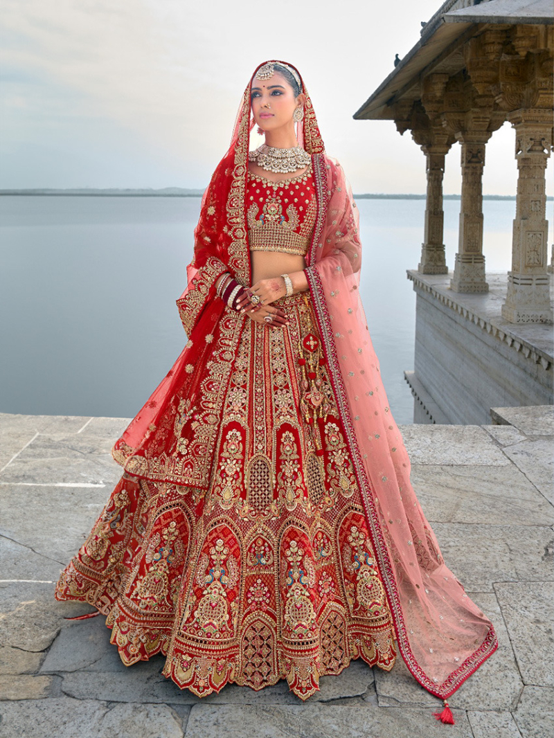 Royal Red Bridal Lehanga Set