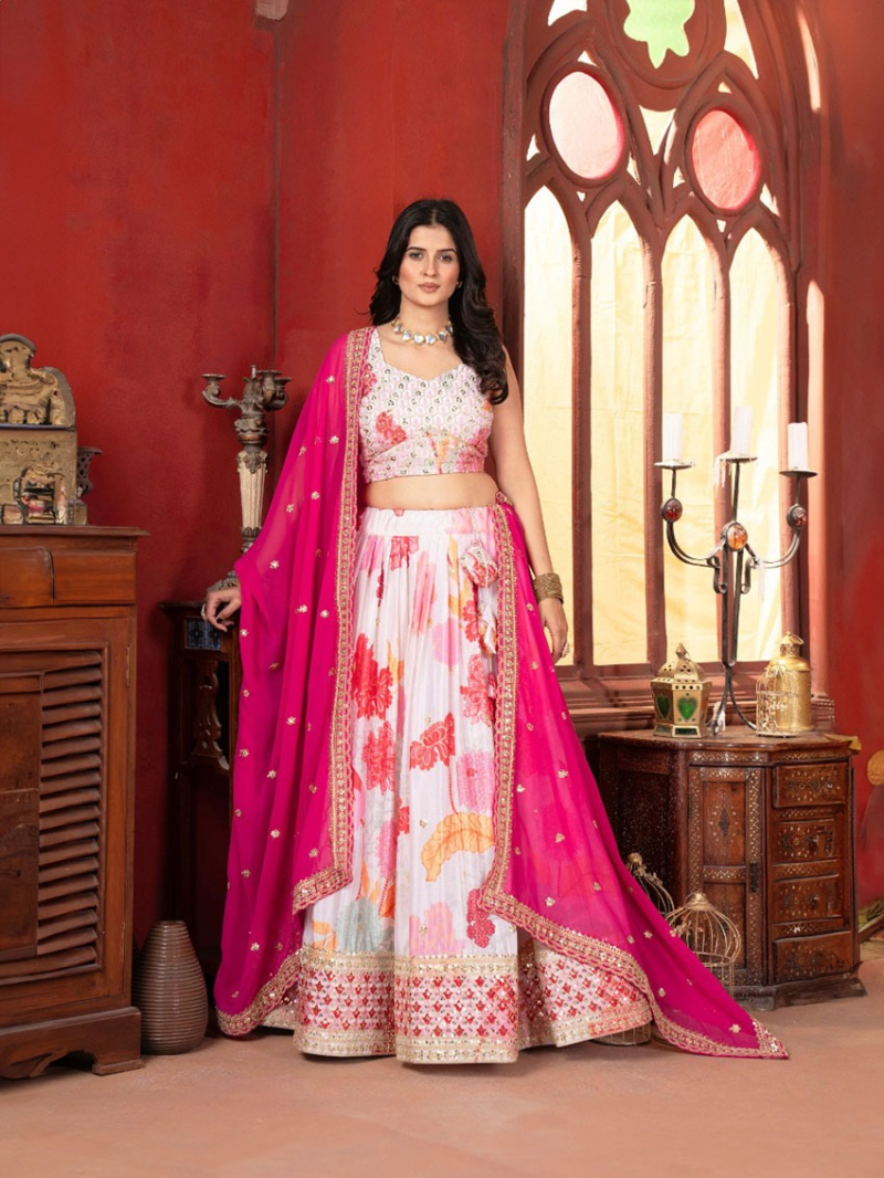  Blooming Radiance Chinnon Lehanga Suit