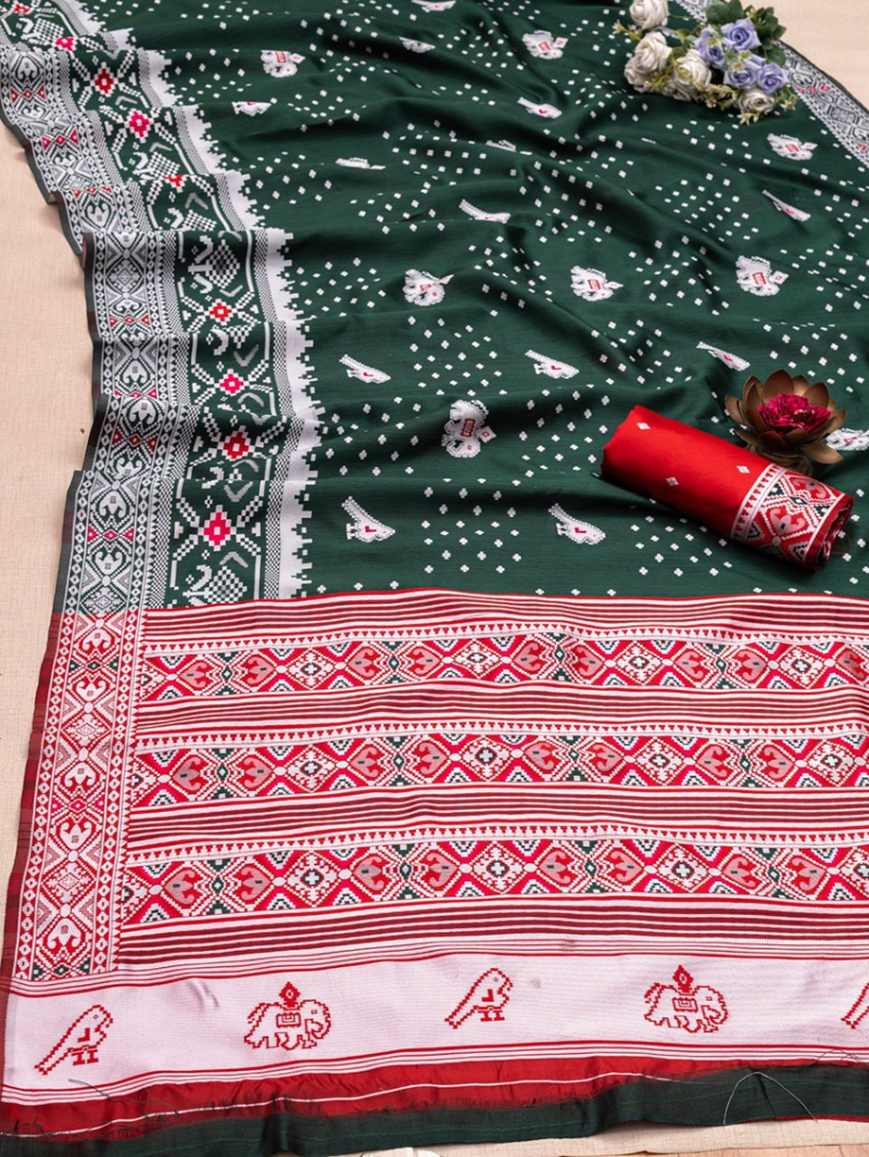 Elegant Ethnic Traditional Soft Banarasi Silk Saree 
