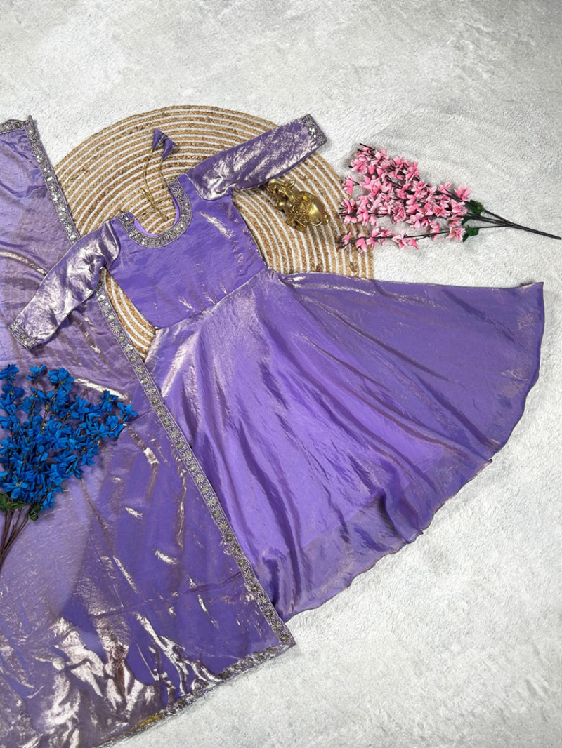 Elegant Traditional  Lavender Kids Suit