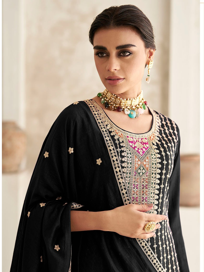 Designer Festive Heavy Chinnon Peplum Style 