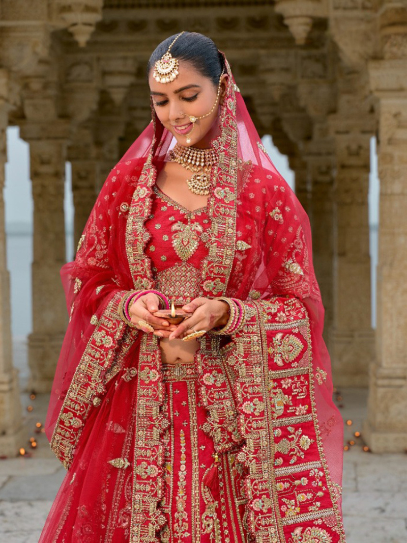 Royal Rich Red Bridal Lehanga Set