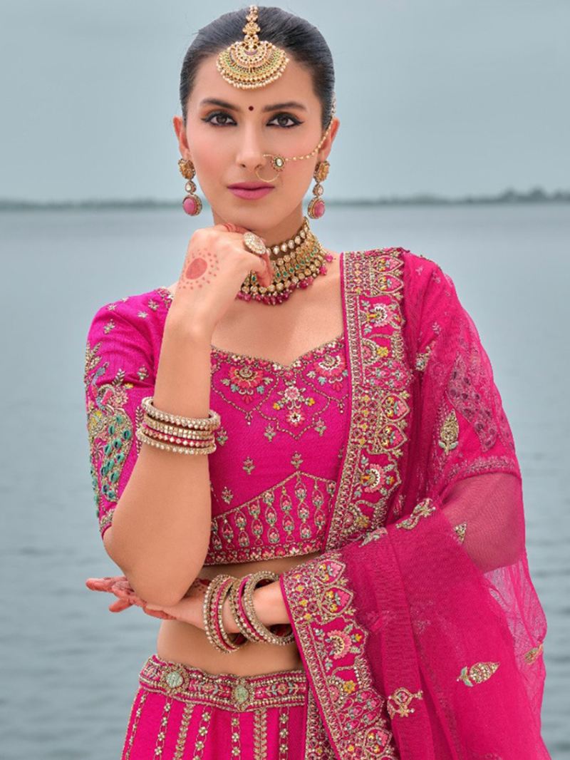 Bridal Pink Lehanga Set