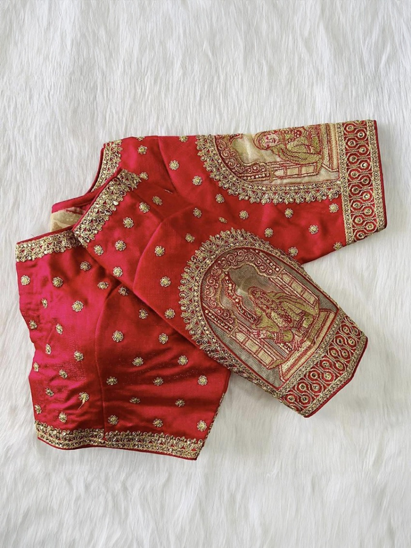 Heavy Embroidery Work Blouse