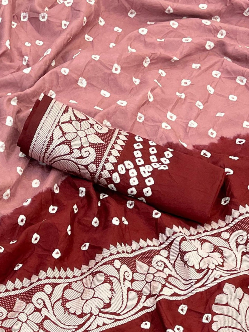 Elegant Dual-Tone Dola Silk Saree