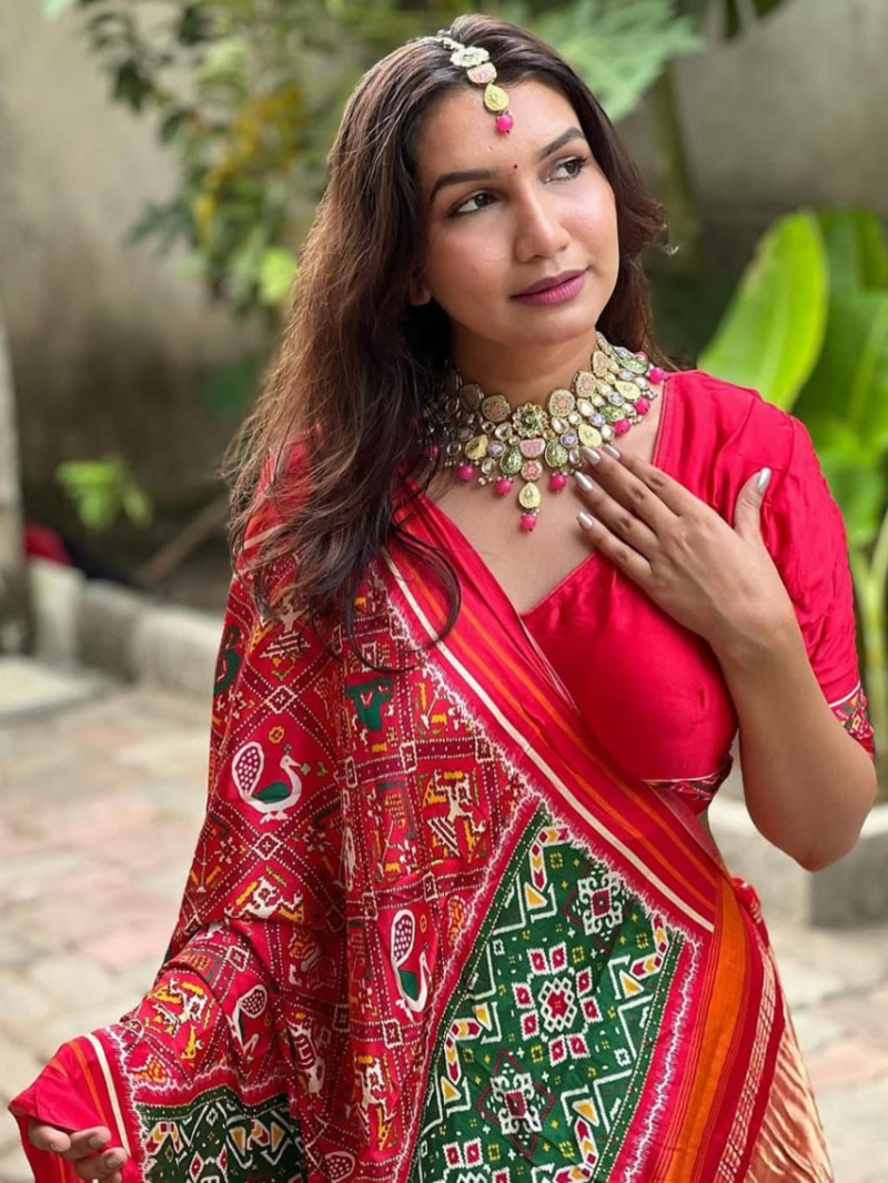 Traditional Ethnic Festive Pure Gaji Silk Saree