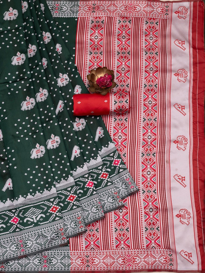 Elegant Ethnic Traditional Soft Banarasi Silk Saree 