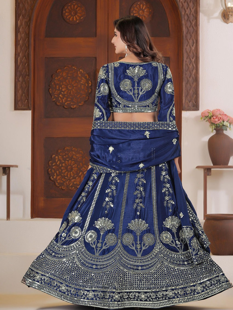Authentic Elegant Traditional Ethnic Chinnon Silk Lehanga Suit
