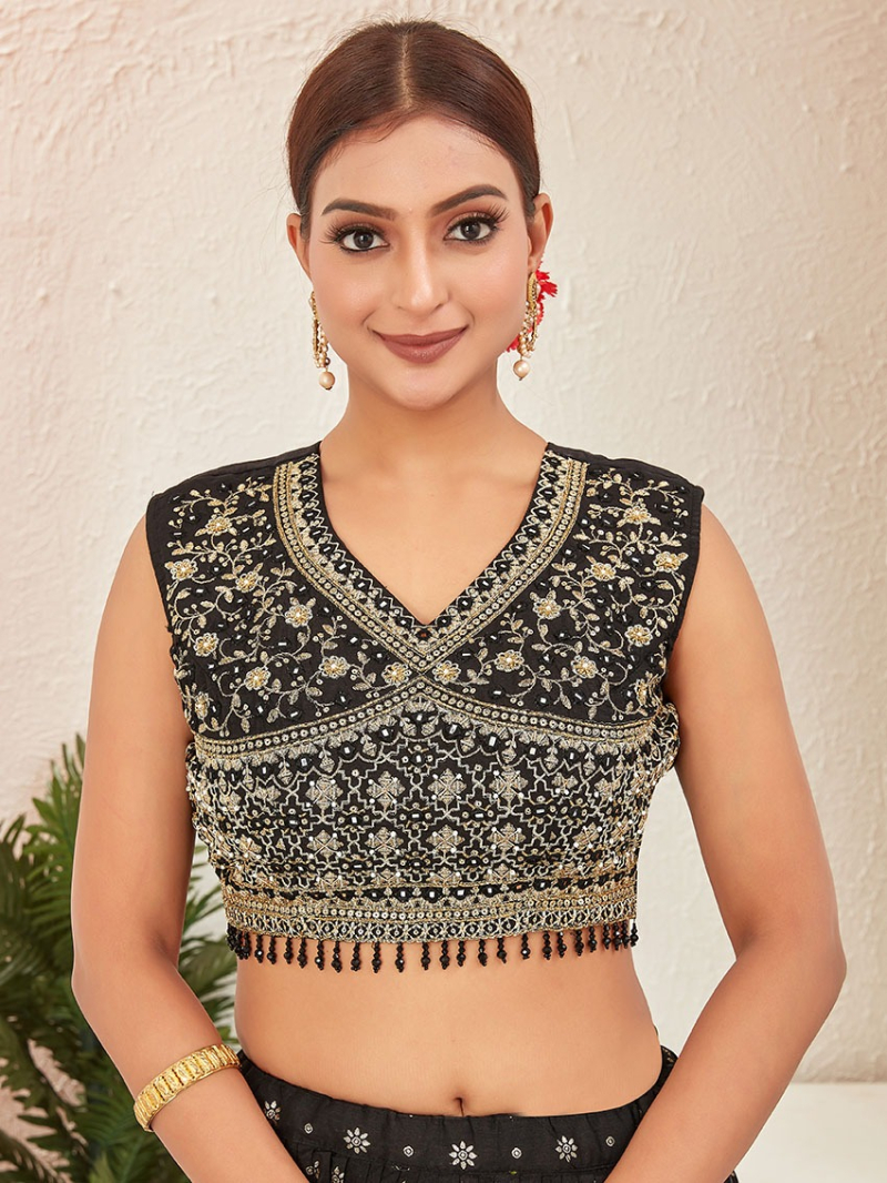 Authentic Elegant Traditional Festive Jacquard Dola Silk Lehanga Suit