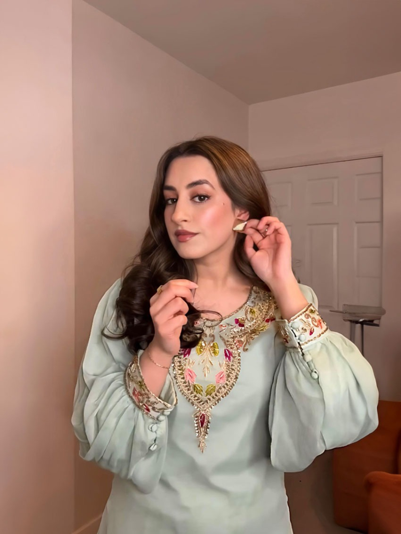Ethnic Elegant Traditional Mint Green Sharara plazo Suit